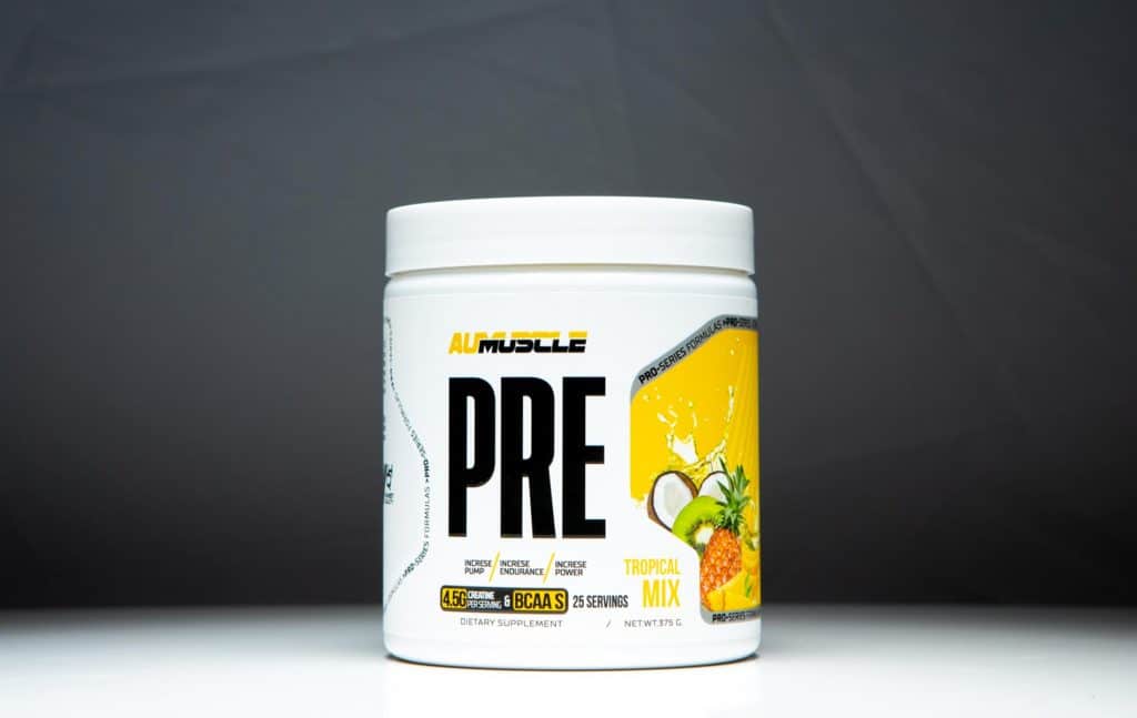 muscle powder product photography